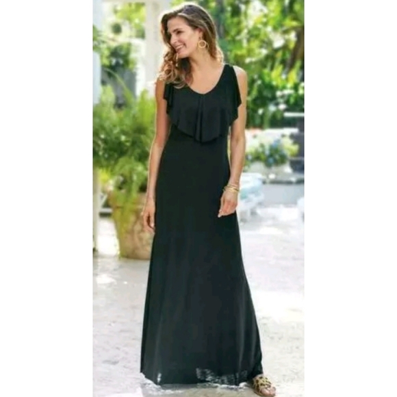 Soft Surroundings Dresses & Skirts - Nwt Soft surroundings Roxanne ruffle top maxi dress